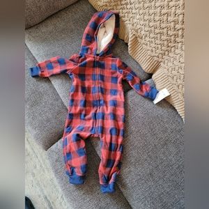 Carters Fleece lined Jumpsuit